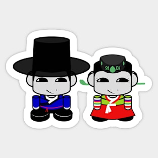 Appa & Umma O'BABYBOT Sticker